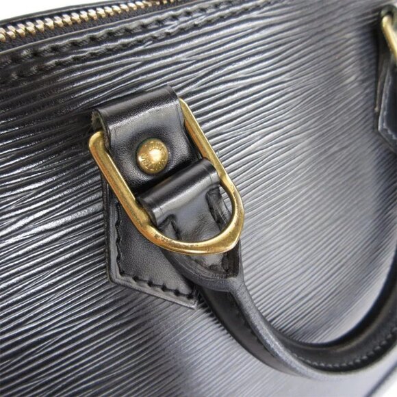 Auth LOUIS VUITTON Epi Alma Handbag black Epi Leather - Picture 8 of 12